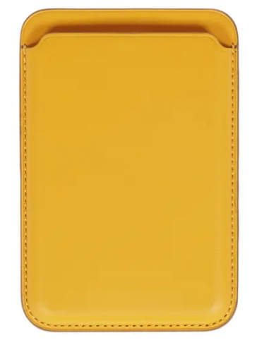 Картхолдер Leather Wallet (Жёлтый)