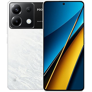 Смартфон Xiaomi POCO X6 5G 12/256GB Global (Белый, 256 ГБ, Global, 12 ГБ, Dual nanoSim, Без Rustore)