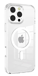 Чехол пластиковый прозрачный MagSafe для iPhone 16 Pro Max (Прозрачный)