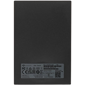 Внешний жесткий диск Seagate (STKY1000400) USB3.0 One Touch (Черный, 1 ТБ)