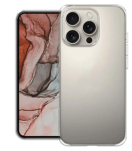 Чехол силиконовый прозрачный KZDOO GUARDIAN для iPhone 16 Pro Max (Прозрачный)