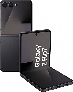 Смартфон Samsung Galaxy Z Flip7 (Черный, 12 ГБ, 512 ГБ, Global, nanoSim+eSim, Без Rustore)