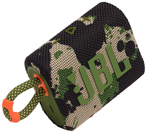 Портативная акустика JBL GO 3 (Зелёный камуфляж)