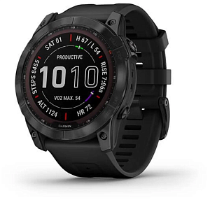 Умные часы Garmin Fenix 7X Sapphire Solar Wi-Fi (Чёрный)