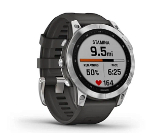 Умные часы Garmin Fenix 7 Wi-Fi (Серебристый)