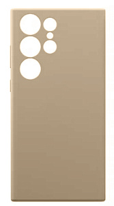 Чехол силиконовый для Samsung Galaxy S23 Ultra (Кремовый)