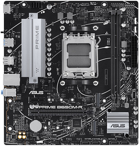 Материнская плата ASUS Prime B650M-R Socket AM5 2xDDR5, 4xSATA3, RAID, 2xM.2, 2xPCI-E16x, 2xUSB3.2, HDMI, 2.5Glan, mATX (Черный)