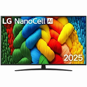 Телевизор LG 43NANO81A6A (Черный, 43")