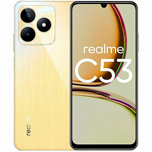 Смартфон Realme C53 6/128GB (Золотой, 128 ГБ, 6 ГБ, Global, Dual nanoSim, Без Rustore)