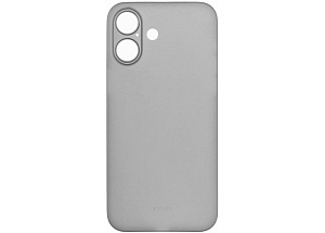 Чехол пластиковый KZDOO Air Skin для iPhone 16 (Серый)