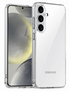 Чехол силиконовый прозрачный для Samsung Galaxy S24/S25 (Прозрачный)