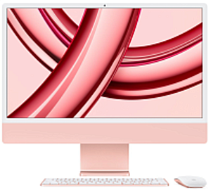 Моноблок Apple iMac 24 2023 (M3 8-Core, GPU 8-Core, 8 ГБ, 256 ГБ) (Розовый, 8 ГБ, 256 ГБ, MQRD3)