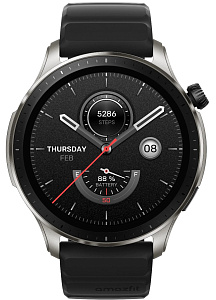 Умные часы Amazfit GTR 4 46 мм GPS (46mm, Чёрный)