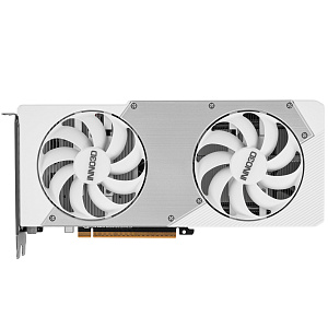 Видеокарта Inno3D GeForce RTX 5060 8192Mb, Twin X2 OC White 8G (N50602-08D7X-195070W) 1xHDMI, 3xDP, Ret (Черный)
