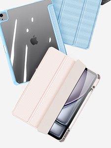 Чехол-книжка Gurdini Dux Ducis Toby Series для iPad Pro 12.9 (2022) / Air 13 (2024) (Черный)