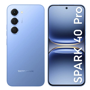 Смартфон Tecno Spark 40 Pro (Синий, 8 ГБ, 256 ГБ, Dual nanoSim, Global, Без Rustore)