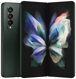 Смартфон Samsung Galaxy Z Fold3 512GB (RU/A) (Зелёный, 512 ГБ, 12 ГБ, RU, nanoSim+eSim, Без Rustore)