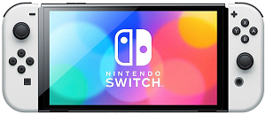 Игровая приставка Nintendo Switch (Белый, 64 ГБ, 7", OLED)