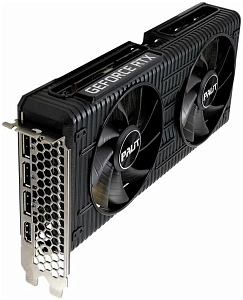 Видеокарта Palit NVIDIA GeForce RTX 3050, PA-RTX3050 DUAL, 8ГБ, GDDR6, Ret (NE63050018P1-1070D) (Чёрный, 8 ГБ)