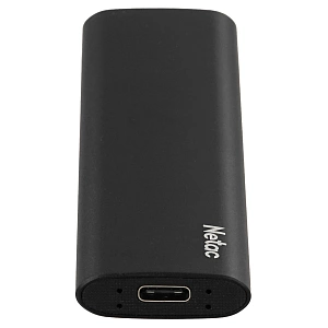 Внешний SSD-накопитель Netac NT01ZSLIM-001T-32BK USB-C (Черный, 1 ТБ)