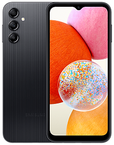 Смартфон Samsung Galaxy A14 4/128 GB (4 ГБ, 128 ГБ, Чёрный, Dual nanoSim, Global, Без Rustore)