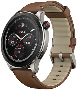 Умные часы Amazfit GTR 4 46 мм GPS (46mm, Коричневый)