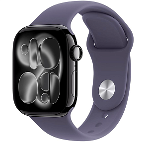 Умные часы Apple Watch Series 11 (Black, Purple Fog, Sport Band, 46mm, M/L)