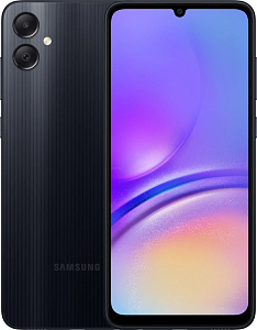 Смартфон Samsung Galaxy A05 6/128GB (Черный, 128 ГБ, 6 ГБ, Global, Dual nanoSim, Без Rustore)