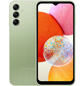 Смартфон Samsung Galaxy A14 5G 6/128GB (6 ГБ, 128 ГБ, Зелёный, Global, Dual nanoSim, Без Rustore)