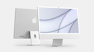 Моноблок Apple iMac 24 2023 (M3 8-Core, GPU 10-Core, 8GB, 256GB) (Серебристый, 8 ГБ, 256 ГБ, MQRJ3)