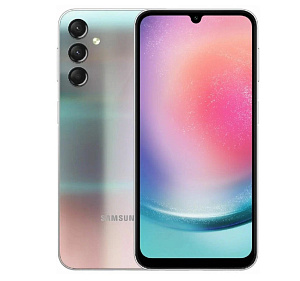Смартфон Samsung Galaxy A24 6/128GB (6 ГБ, 128 ГБ, Серебристый, Dual nanoSim, Global, Без Rustore)