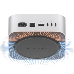 Настольный компьютер Apple Mac mini 2024 (M4 10-Core, GPU 10-Core, 24GB, 512GB) (Серебристый, 24 ГБ, 512 ГБ, MCYT4)