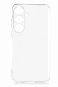 Чехол силиконовый прозрачный на Смартфон Samsung Galaxy S24+/S25+ (Прозрачный)