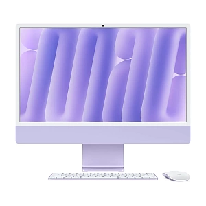 Моноблок Apple iMac 24 2024 (M4 10-Core, GPU 10-Core, 16GB, 512GB) (Фиолетовый, 16 ГБ, 512 ГБ)