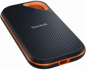 Внешний SSD-накопитель Sandisk Extreme Pro Portable SDSSDE81-2T00-G25 USB 3.1 (Черный, 2 ТБ)
