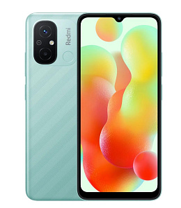 Смартфон Xiaomi Redmi 12C NFC 3/64GB (Мятный, 3 ГБ, 64 ГБ, Global, Dual nanoSim, Без Rustore)