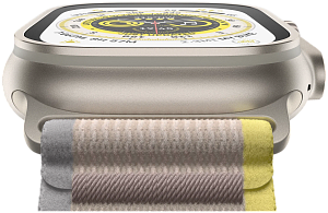 Умные часы Apple Watch Ultra 49 мм Titanium Case with Trail Loop (49mm, Бежево-желтый S/M, S/M)