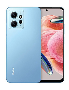 Смартфон Xiaomi Redmi Note 12 4G 8/256GB NFC (Голубой, 8 ГБ, 256 ГБ, Dual nanoSim, Global, Без Rustore)