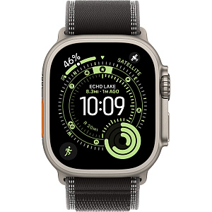 Умные часы Apple Watch Ultra 3 (Natural, 49mm, Trail Loop, Black/Charcoal, S/M)