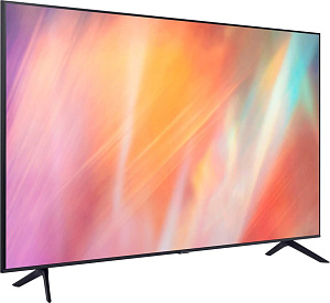 Телевизор Samsung UE50AU7160U HDR, LED 50"(2021) (Чёрный, 50")