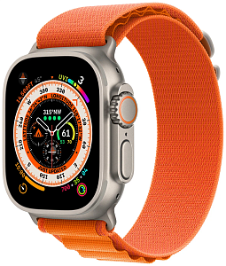 Умные часы Apple Watch Ultra 49 мм Titanium Case with Alpine Loop (49mm, Оранжевый S, S)