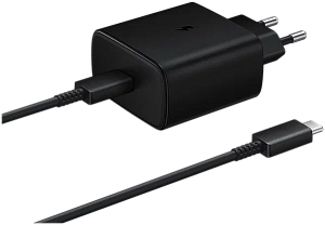 Сетевое зарядное устройство Samsung Travel Adapter 45W с кабелем (Чёрный)