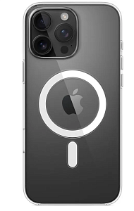 Чехол силиконовый прозрачный MagSafe KZDOO MAG GUARDIAN для iPhone 16 Pro Max (Прозрачный)