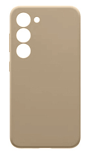 Чехол силиконовый для Samsung Galaxy S23 (Кремовый)