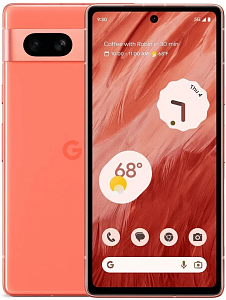 Смартфон Google Pixel 7A 8/128GB JP (8 ГБ, 128 ГБ, Коралловый, Япония, nanoSim+eSim, Без Rustore)