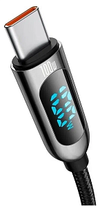 Кабель Baseus Dynamic Series Fast Charging Data Cable Type-C to Type-C 100W 1m (Чёрный)