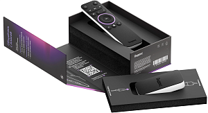 Модуль с Яндекс.ТВ - Смарт.ТВ с Алисой (Чёрно-Белый)