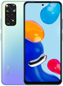Смартфон Xiaomi Redmi Note 11 4/128GB Global (4 ГБ, 128 ГБ, Голубой, Global, Dual nanoSim, Без Rustore)