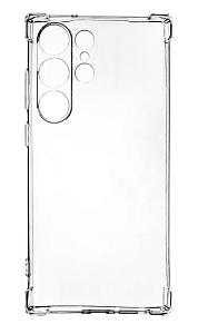 Чехол силиконовый прозрачный для Samsung Galaxy S24 Ultra (Прозрачный)