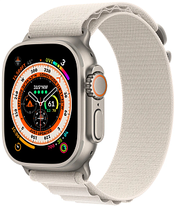 Умные часы Apple Watch Ultra 49 мм Titanium Case with Alpine Loop (49mm, Белый S, S)
